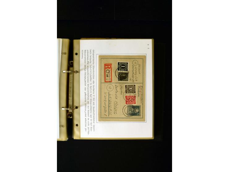 1946/1948, interessante Sammlung mit fast 250 Briefen, Karten und Ganzsachen, dabei einige Februar-Verwendungen mit besseren,