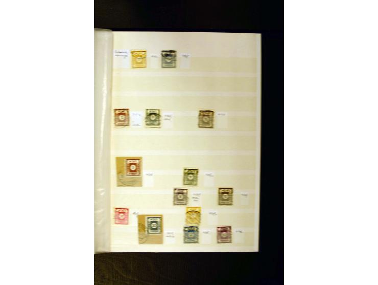 1945/49, gestempelte Sammlung mit u.a. Mi.-Nr. 3-7, 8y, 10y, 14y, 20b, 24c, 26b, 28b, 35xb, 36xc, 36ydd, 36yf, 36zb, 36zf, 37