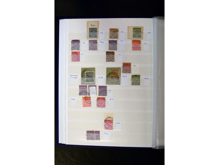 1945/49, gestempelte Sammlung mit u.a. Mi.-Nr. 3-7, 8y, 10y, 14y, 20b, 24c, 26b, 28b, 35xb, 36xc, 36ydd, 36yf, 36zb, 36zf, 37