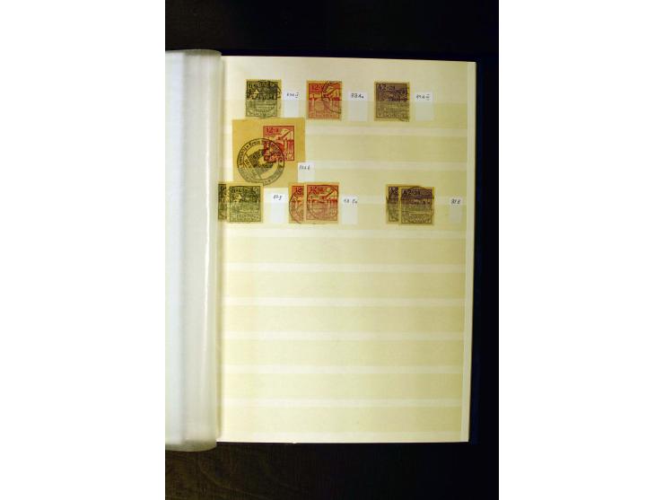 1945/49, gestempelte Sammlung mit u.a. Mi.-Nr. 3-7, 8y, 10y, 14y, 20b, 24c, 26b, 28b, 35xb, 36xc, 36ydd, 36yf, 36zb, 36zf, 37
