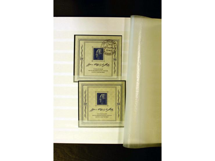 1945/49, gestempelte Sammlung mit u.a. Mi.-Nr. 3-7, 8y, 10y, 14y, 20b, 24c, 26b, 28b, 35xb, 36xc, 36ydd, 36yf, 36zb, 36zf, 37
