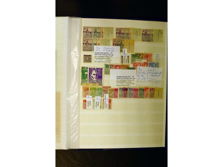 1945/49, gestempelte Sammlung mit u.a. Mi.-Nr. 3-7, 8y, 10y, 14y, 20b, 24c, 26b, 28b, 35xb, 36xc, 36ydd, 36yf, 36zb, 36zf, 37