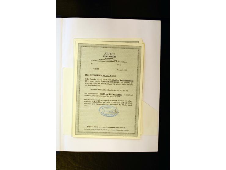 1945/49, gestempelte Sammlung mit u.a. Mi.-Nr. 3-7, 8y, 10y, 14y, 20b, 24c, 26b, 28b, 35xb, 36xc, 36ydd, 36yf, 36zb, 36zf, 37