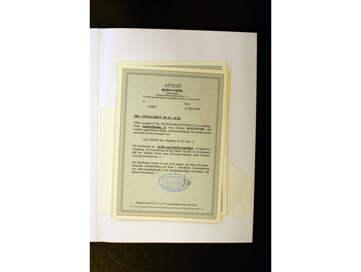 1945/49, gestempelte Sammlung mit u.a. Mi.-Nr. 3-7, 8y, 10y, 14y, 20b, 24c, 26b, 28b, 35xb, 36xc, 36ydd, 36yf, 36zb, 36zf, 37