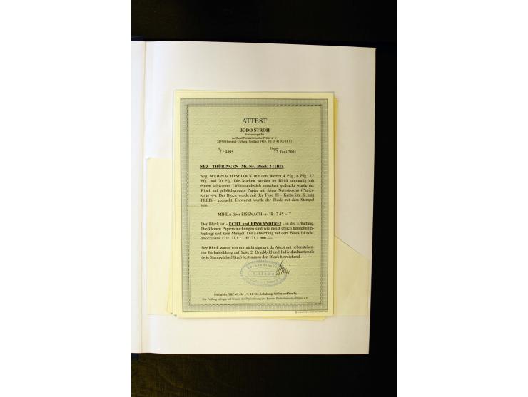 1945/49, gestempelte Sammlung mit u.a. Mi.-Nr. 3-7, 8y, 10y, 14y, 20b, 24c, 26b, 28b, 35xb, 36xc, 36ydd, 36yf, 36zb, 36zf, 37