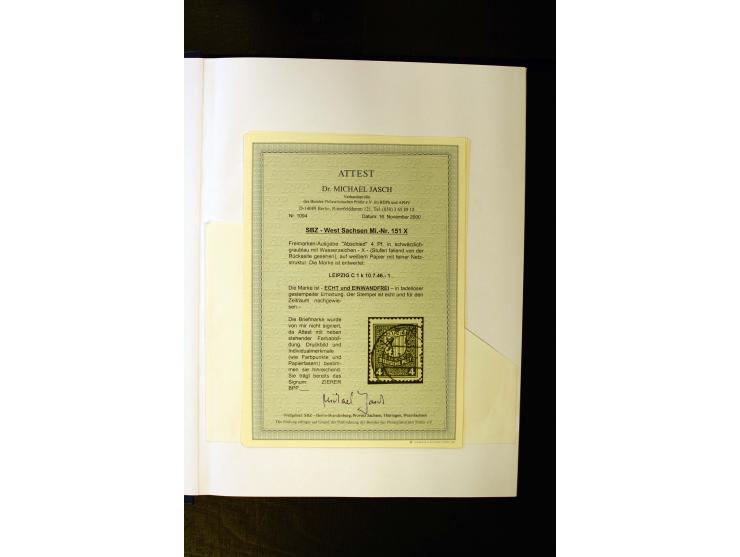 1945/49, gestempelte Sammlung mit u.a. Mi.-Nr. 3-7, 8y, 10y, 14y, 20b, 24c, 26b, 28b, 35xb, 36xc, 36ydd, 36yf, 36zb, 36zf, 37
