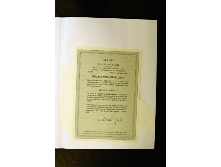 1945/49, gestempelte Sammlung mit u.a. Mi.-Nr. 3-7, 8y, 10y, 14y, 20b, 24c, 26b, 28b, 35xb, 36xc, 36ydd, 36yf, 36zb, 36zf, 37