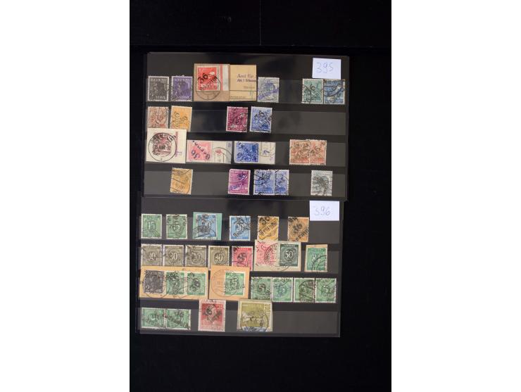 BEZIRK 3-41, hochinteressante Sammlung mit über 600 Marken/Briefstücke und Einheiten dazu über 20 Briefe und Karten, dabei u.