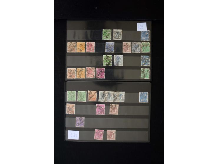 BEZIRK 3-41, hochinteressante Sammlung mit über 600 Marken/Briefstücke und Einheiten dazu über 20 Briefe und Karten, dabei u.