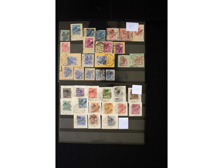 BEZIRK 3-41, hochinteressante Sammlung mit über 600 Marken/Briefstücke und Einheiten dazu über 20 Briefe und Karten, dabei u.