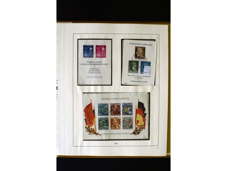 1949/66, gestempelte, teils spezialisierte Sammlung mit u.a. Mi.-Nr. 252II, 333raYI, 334zaXI (2), 339xbXI, 341raXI (2), 341rb