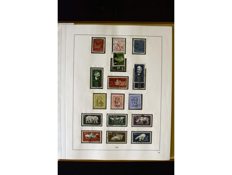 1949/66, gestempelte, teils spezialisierte Sammlung mit u.a. Mi.-Nr. 252II, 333raYI, 334zaXI (2), 339xbXI, 341raXI (2), 341rb