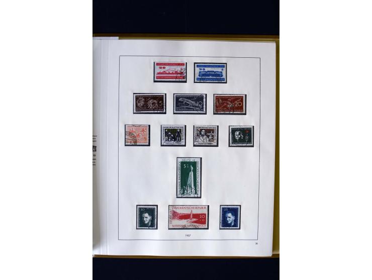 1949/66, gestempelte, teils spezialisierte Sammlung mit u.a. Mi.-Nr. 252II, 333raYI, 334zaXI (2), 339xbXI, 341raXI (2), 341rb