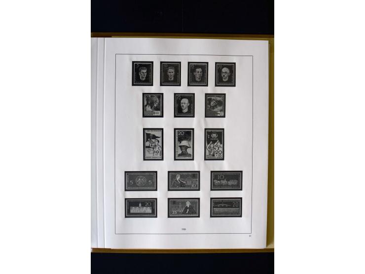 1949/66, gestempelte, teils spezialisierte Sammlung mit u.a. Mi.-Nr. 252II, 333raYI, 334zaXI (2), 339xbXI, 341raXI (2), 341rb