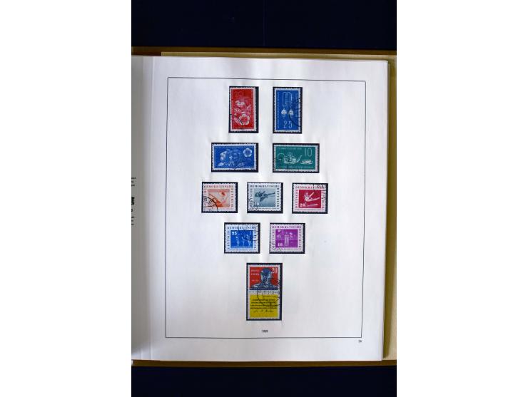 1949/66, gestempelte, teils spezialisierte Sammlung mit u.a. Mi.-Nr. 252II, 333raYI, 334zaXI (2), 339xbXI, 341raXI (2), 341rb