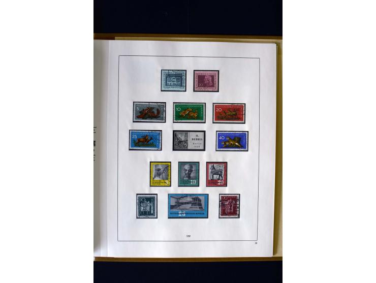 1949/66, gestempelte, teils spezialisierte Sammlung mit u.a. Mi.-Nr. 252II, 333raYI, 334zaXI (2), 339xbXI, 341raXI (2), 341rb