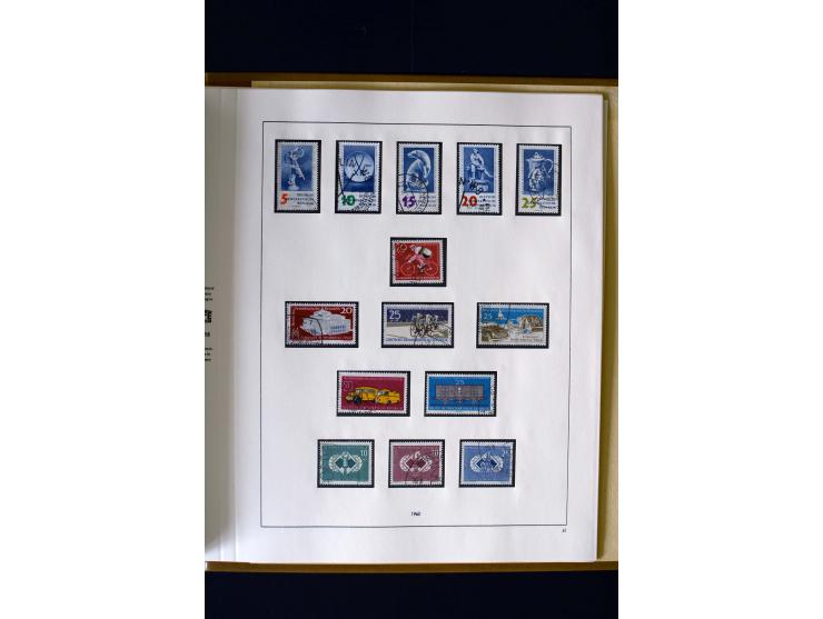 1949/66, gestempelte, teils spezialisierte Sammlung mit u.a. Mi.-Nr. 252II, 333raYI, 334zaXI (2), 339xbXI, 341raXI (2), 341rb