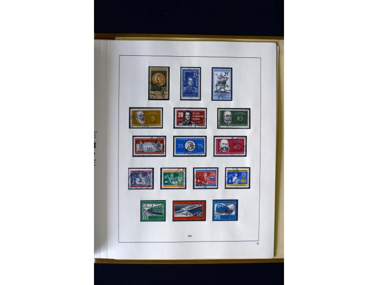 1949/66, gestempelte, teils spezialisierte Sammlung mit u.a. Mi.-Nr. 252II, 333raYI, 334zaXI (2), 339xbXI, 341raXI (2), 341rb