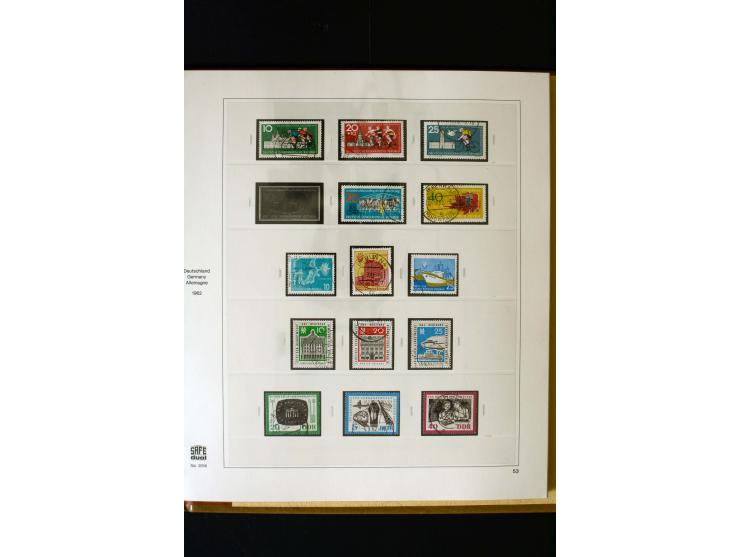 1949/66, gestempelte, teils spezialisierte Sammlung mit u.a. Mi.-Nr. 252II, 333raYI, 334zaXI (2), 339xbXI, 341raXI (2), 341rb