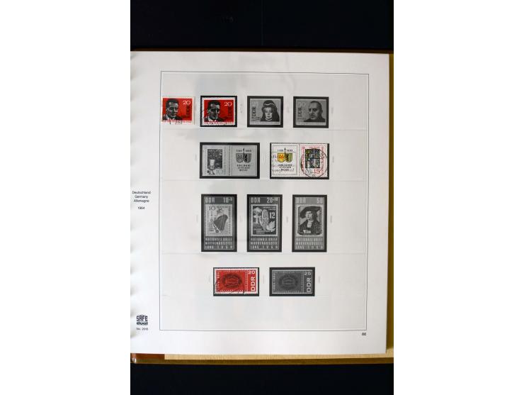 1949/66, gestempelte, teils spezialisierte Sammlung mit u.a. Mi.-Nr. 252II, 333raYI, 334zaXI (2), 339xbXI, 341raXI (2), 341rb