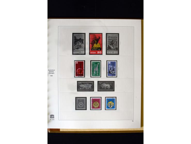 1949/66, gestempelte, teils spezialisierte Sammlung mit u.a. Mi.-Nr. 252II, 333raYI, 334zaXI (2), 339xbXI, 341raXI (2), 341rb