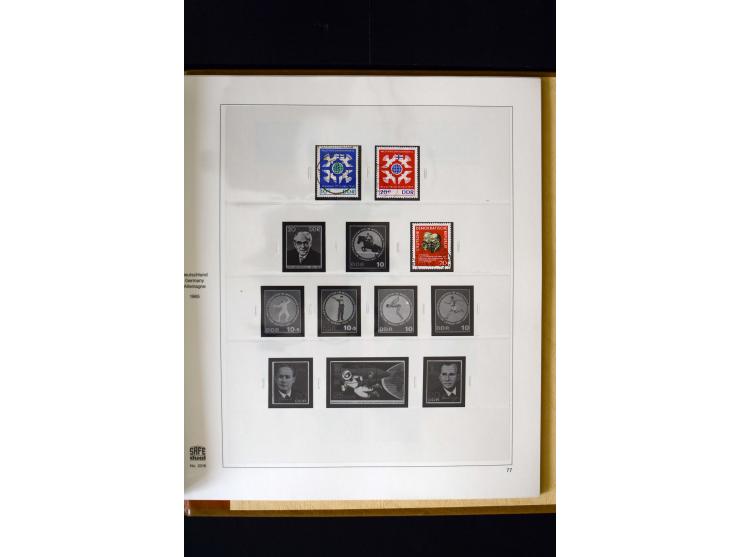 1949/66, gestempelte, teils spezialisierte Sammlung mit u.a. Mi.-Nr. 252II, 333raYI, 334zaXI (2), 339xbXI, 341raXI (2), 341rb
