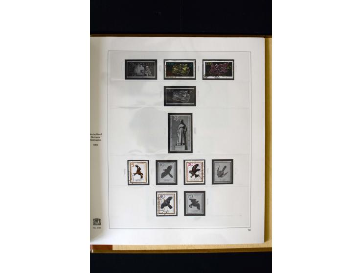 1949/66, gestempelte, teils spezialisierte Sammlung mit u.a. Mi.-Nr. 252II, 333raYI, 334zaXI (2), 339xbXI, 341raXI (2), 341rb