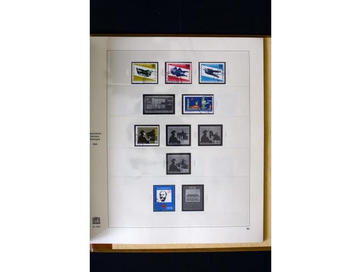 1949/66, gestempelte, teils spezialisierte Sammlung mit u.a. Mi.-Nr. 252II, 333raYI, 334zaXI (2), 339xbXI, 341raXI (2), 341rb