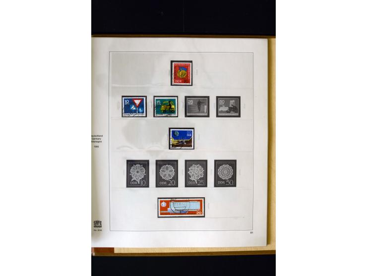 1949/66, gestempelte, teils spezialisierte Sammlung mit u.a. Mi.-Nr. 252II, 333raYI, 334zaXI (2), 339xbXI, 341raXI (2), 341rb