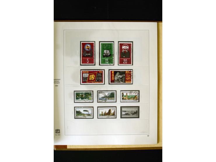1949/66, gestempelte, teils spezialisierte Sammlung mit u.a. Mi.-Nr. 252II, 333raYI, 334zaXI (2), 339xbXI, 341raXI (2), 341rb