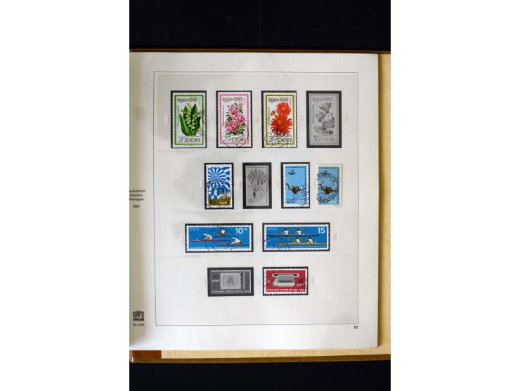 1949/66, gestempelte, teils spezialisierte Sammlung mit u.a. Mi.-Nr. 252II, 333raYI, 334zaXI (2), 339xbXI, 341raXI (2), 341rb