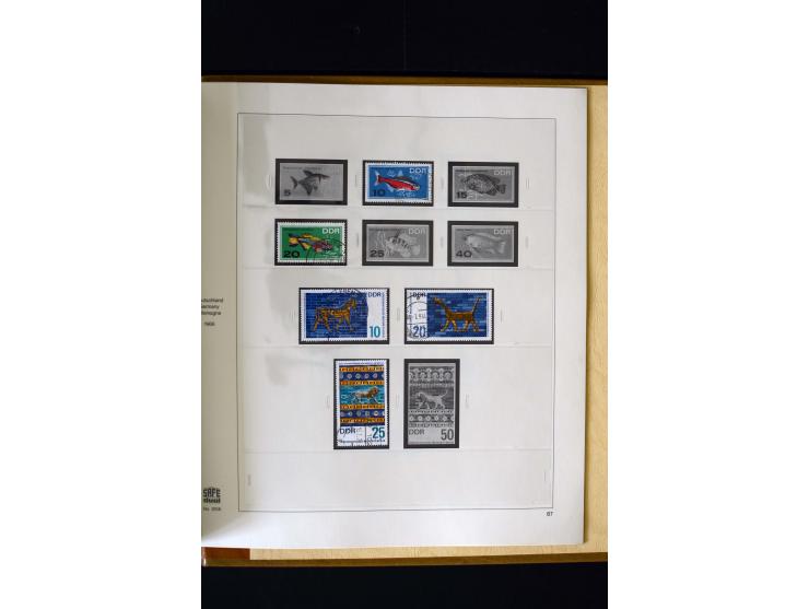 1949/66, gestempelte, teils spezialisierte Sammlung mit u.a. Mi.-Nr. 252II, 333raYI, 334zaXI (2), 339xbXI, 341raXI (2), 341rb