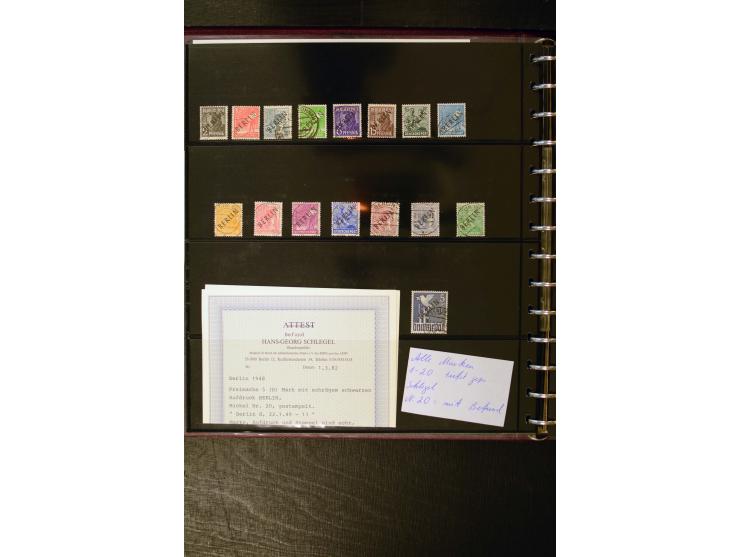 1948/52, hochwertiger postfrischer und gestempelter Bestand, dabei Mi.-Nr. 1-20(10), 21-34(5), 35-41(2), 42-60(5), 61-63(2), 