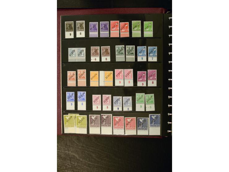 1948/52, hochwertiger postfrischer und gestempelter Bestand, dabei Mi.-Nr. 1-20(10), 21-34(5), 35-41(2), 42-60(5), 61-63(2), 