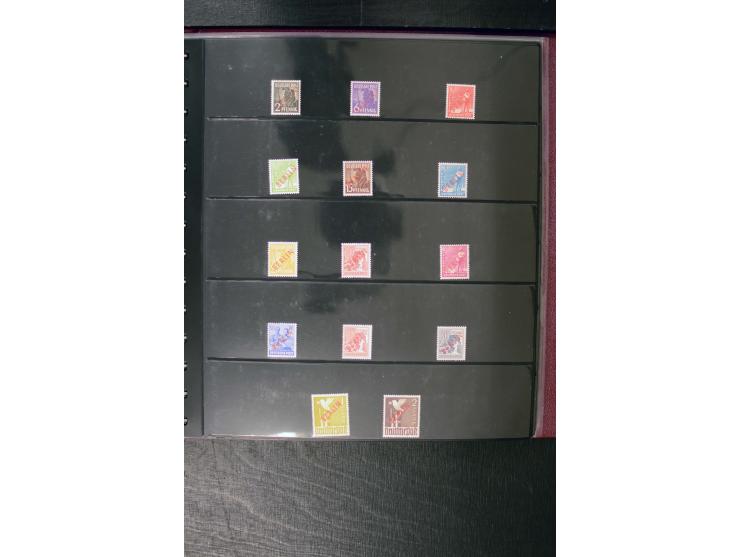 1948/52, hochwertiger postfrischer und gestempelter Bestand, dabei Mi.-Nr. 1-20(10), 21-34(5), 35-41(2), 42-60(5), 61-63(2), 