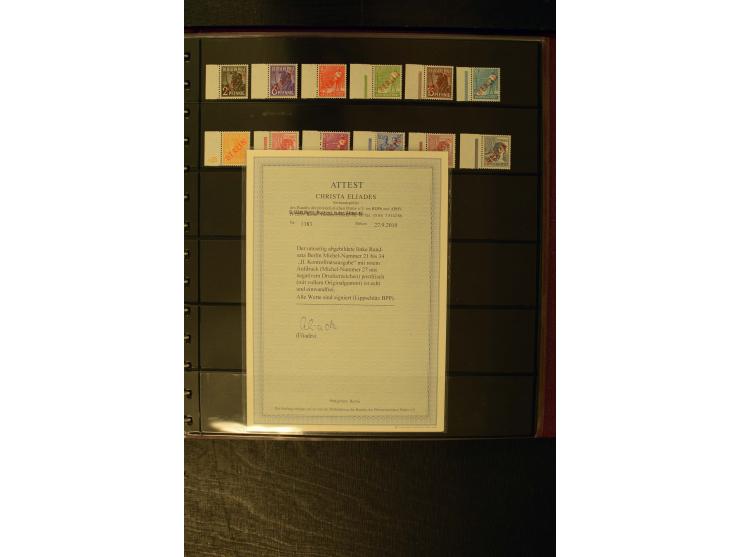1948/52, hochwertiger postfrischer und gestempelter Bestand, dabei Mi.-Nr. 1-20(10), 21-34(5), 35-41(2), 42-60(5), 61-63(2), 