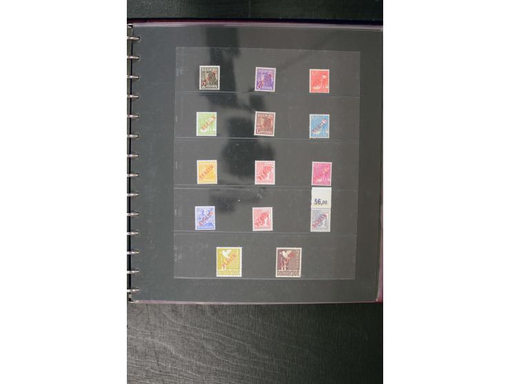 1948/52, hochwertiger postfrischer und gestempelter Bestand, dabei Mi.-Nr. 1-20(10), 21-34(5), 35-41(2), 42-60(5), 61-63(2), 