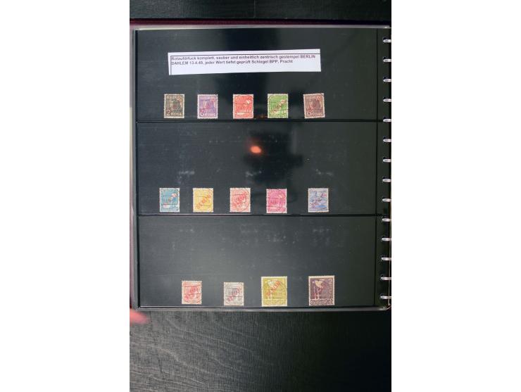 1948/52, hochwertiger postfrischer und gestempelter Bestand, dabei Mi.-Nr. 1-20(10), 21-34(5), 35-41(2), 42-60(5), 61-63(2), 