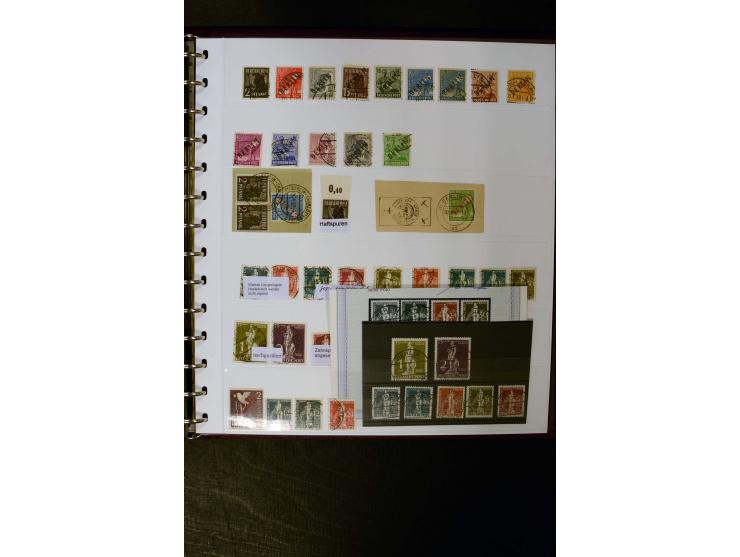 1948/52, hochwertiger postfrischer und gestempelter Bestand, dabei Mi.-Nr. 1-20(10), 21-34(5), 35-41(2), 42-60(5), 61-63(2), 