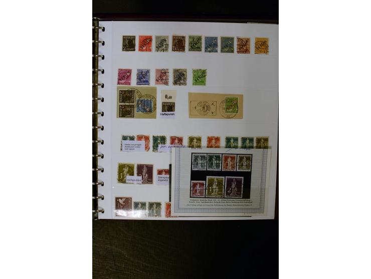 1948/52, hochwertiger postfrischer und gestempelter Bestand, dabei Mi.-Nr. 1-20(10), 21-34(5), 35-41(2), 42-60(5), 61-63(2), 