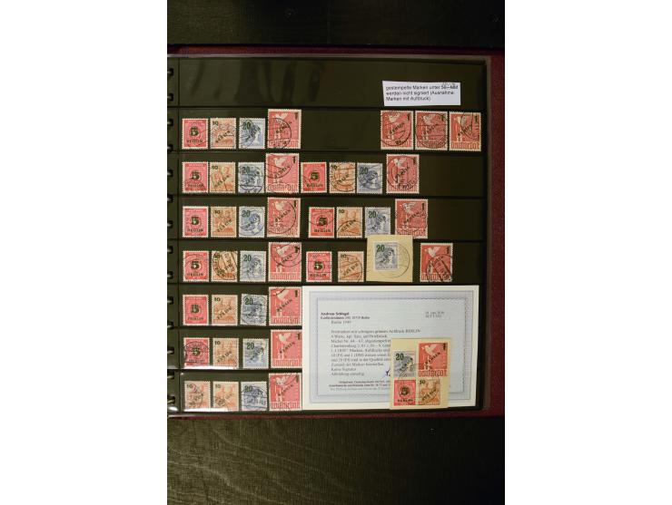 1948/52, hochwertiger postfrischer und gestempelter Bestand, dabei Mi.-Nr. 1-20(10), 21-34(5), 35-41(2), 42-60(5), 61-63(2), 