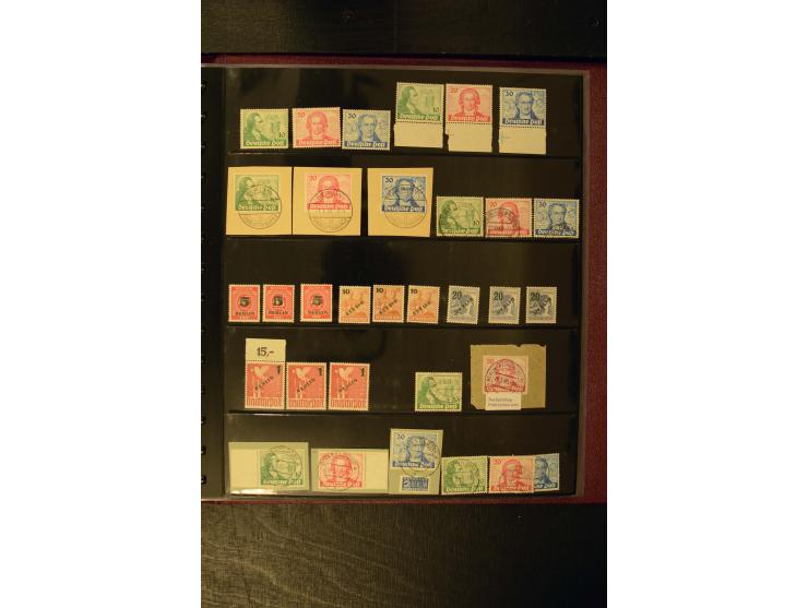 1948/52, hochwertiger postfrischer und gestempelter Bestand, dabei Mi.-Nr. 1-20(10), 21-34(5), 35-41(2), 42-60(5), 61-63(2), 