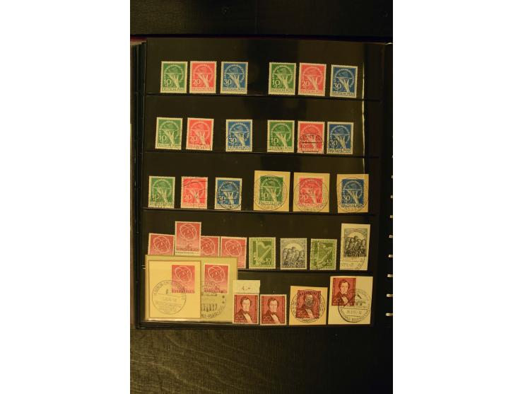 1948/52, hochwertiger postfrischer und gestempelter Bestand, dabei Mi.-Nr. 1-20(10), 21-34(5), 35-41(2), 42-60(5), 61-63(2), 