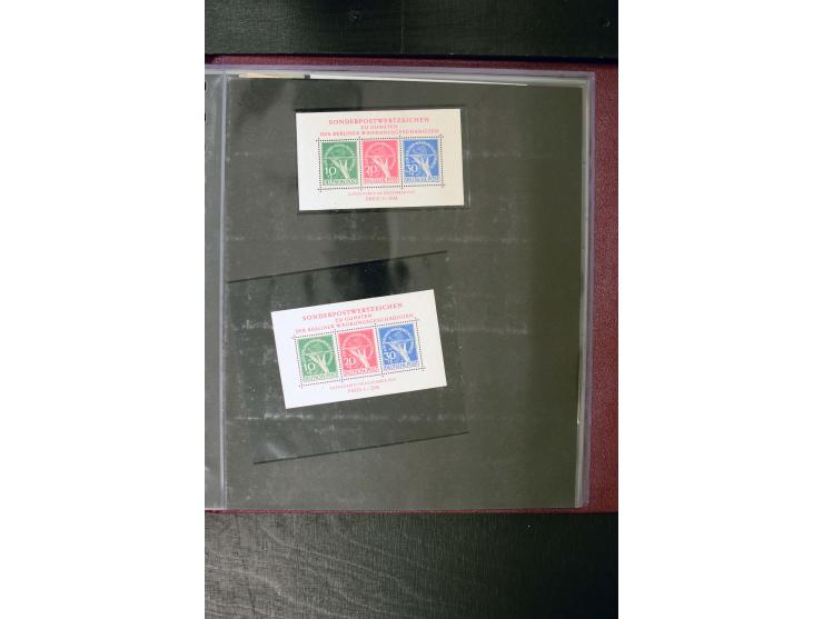 1948/52, hochwertiger postfrischer und gestempelter Bestand, dabei Mi.-Nr. 1-20(10), 21-34(5), 35-41(2), 42-60(5), 61-63(2), 