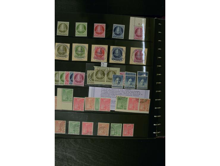 1948/52, hochwertiger postfrischer und gestempelter Bestand, dabei Mi.-Nr. 1-20(10), 21-34(5), 35-41(2), 42-60(5), 61-63(2), 