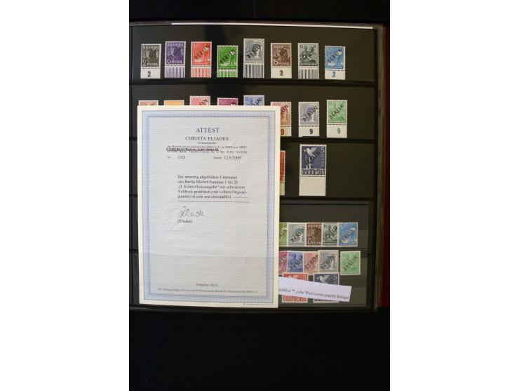 1948/52, hochwertiger postfrischer und gestempelter Bestand, dabei Mi.-Nr. 1-20(10), 21-34(5), 35-41(2), 42-60(5), 61-63(2), 