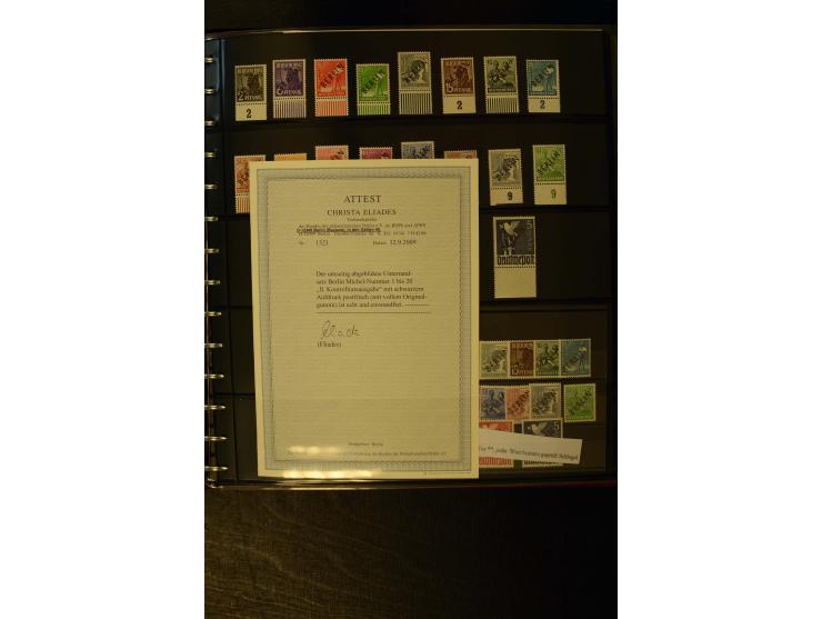 1948/52, hochwertiger postfrischer und gestempelter Bestand, dabei Mi.-Nr. 1-20(10), 21-34(5), 35-41(2), 42-60(5), 61-63(2), 