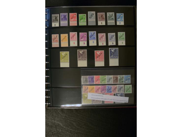 1948/52, hochwertiger postfrischer und gestempelter Bestand, dabei Mi.-Nr. 1-20(10), 21-34(5), 35-41(2), 42-60(5), 61-63(2), 
