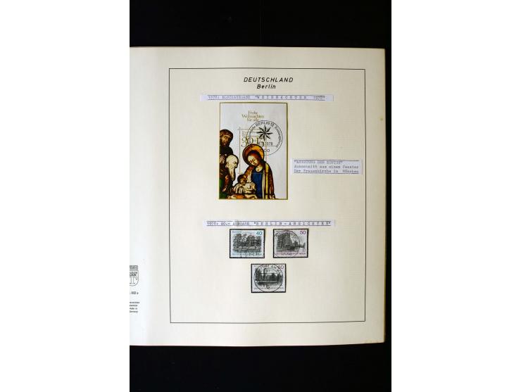 1948/90, gestempelte kpl. Sammlung, Schwarzaufdruck und Bl.1 mit Fotoattest Schlegel BPP, Rotaufdruck sign. Lippschütz BPP