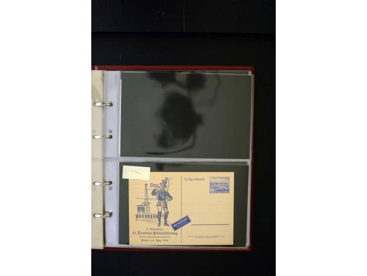 1952/90, Privatganzsachen-Sammlung mit ca. 1300 Umschlägen, Karten, Streifbändern etc., ungebraucht und gestempelt mit Double